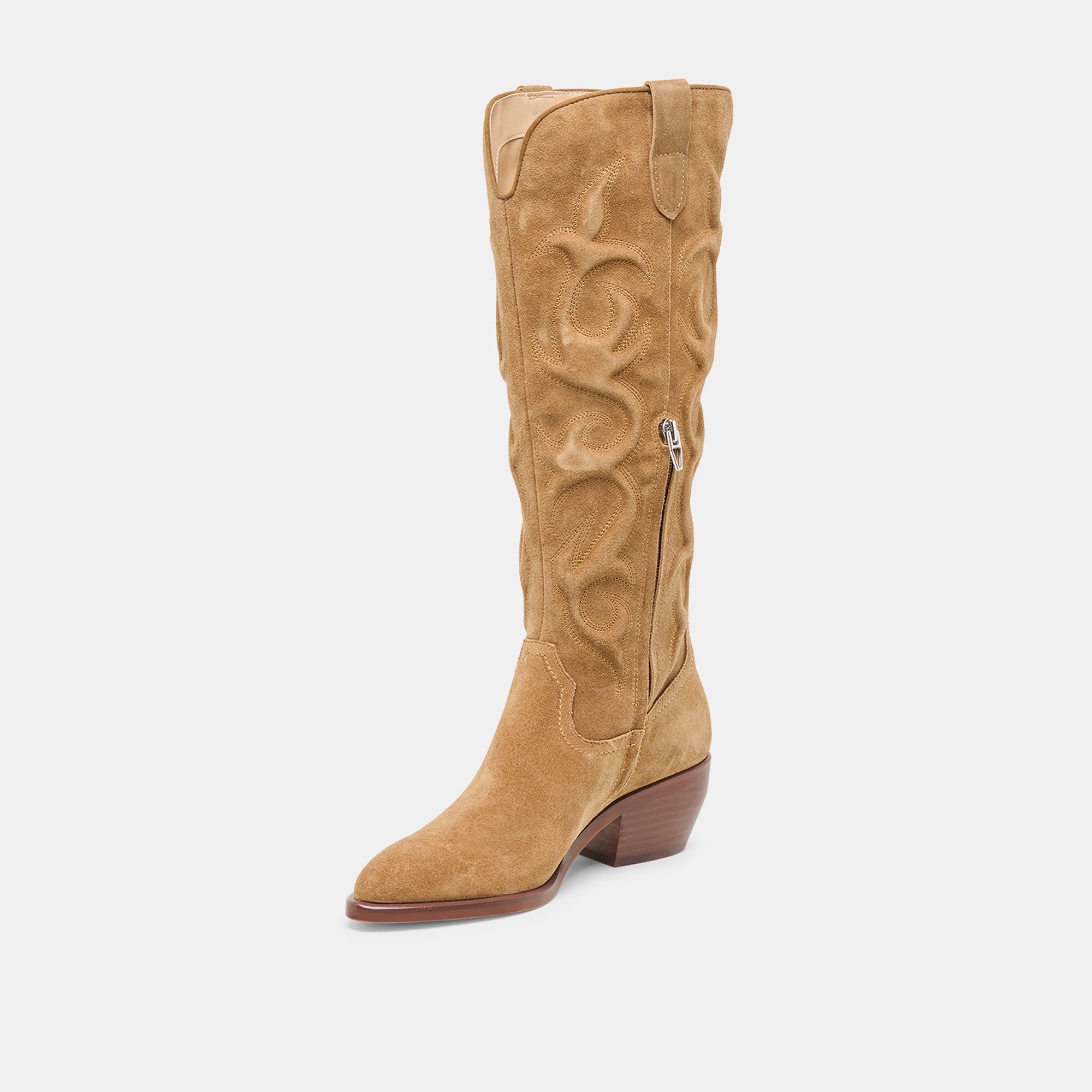 Mirla Lt Brown Suede Boots | Dolce Vita Women