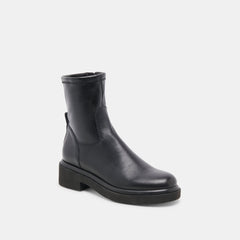 Simaya H2O Wide Black Leather Boots | Dolce Vita Women