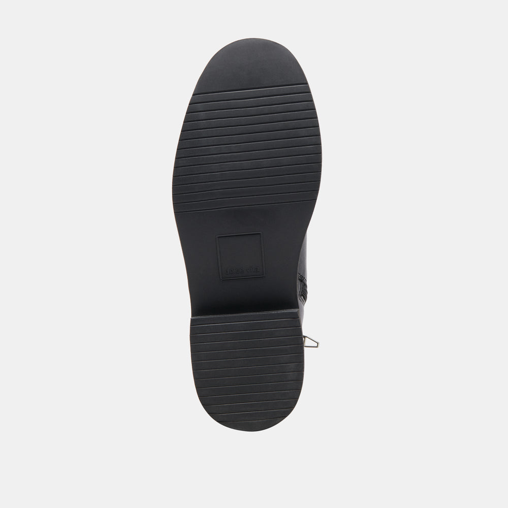 Simaya H2O Wide Black Leather Boots | Dolce Vita Women