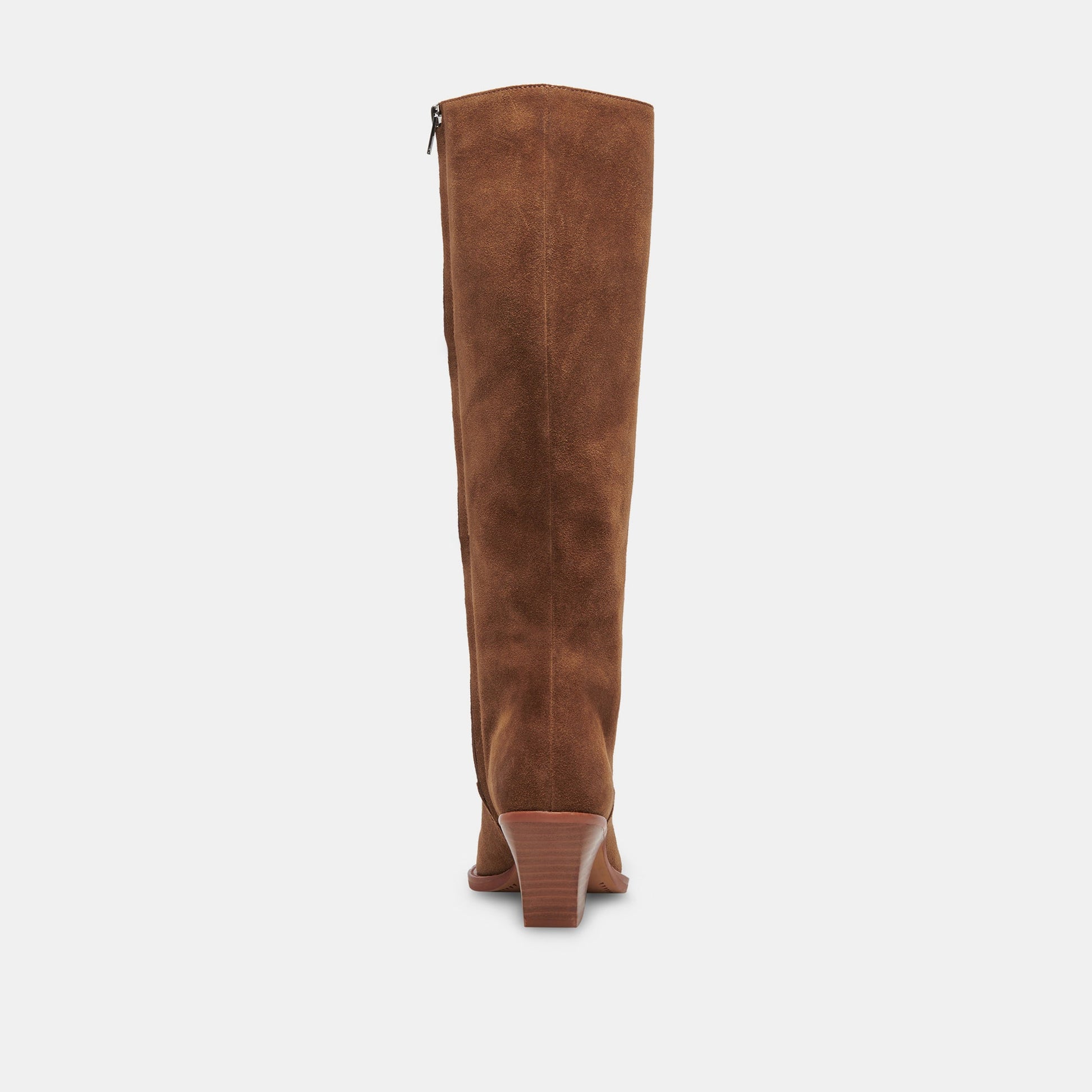 RAJ Wide Calf Boots Brown Suede - Dolce Vita