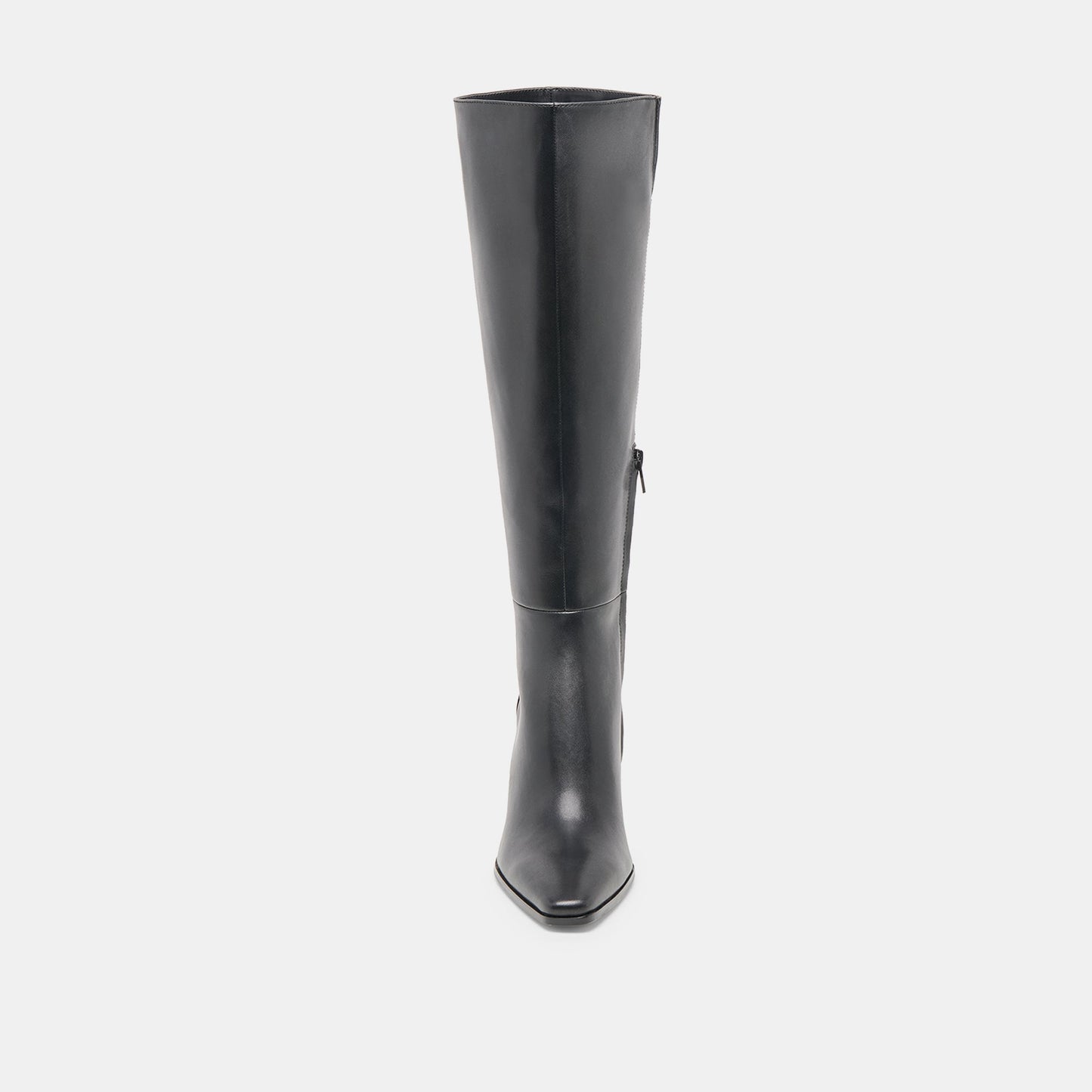 Emmi Black Leather Extra Wide Calf Boots - Dolce Vita