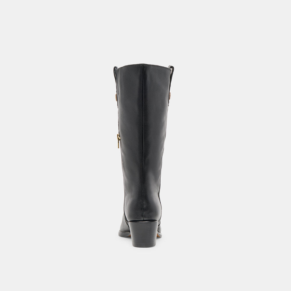 Vern Black Leather Boots | Dolce Vita Women