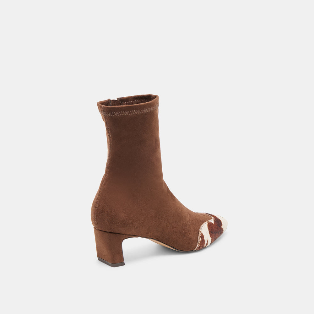 Anika Dk Brown Multi Stella Suede Boots | Dolce Vita Women