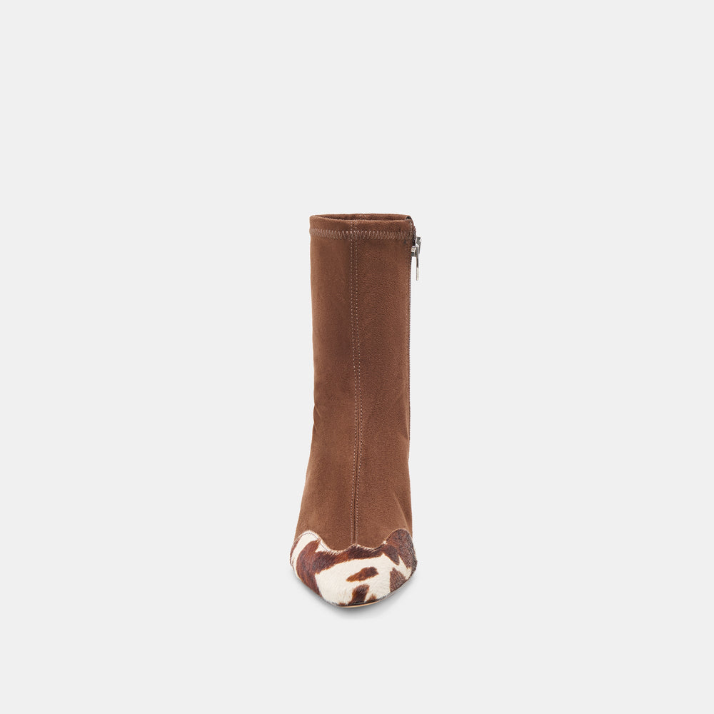 Anika Dk Brown Multi Stella Suede Boots | Dolce Vita Women
