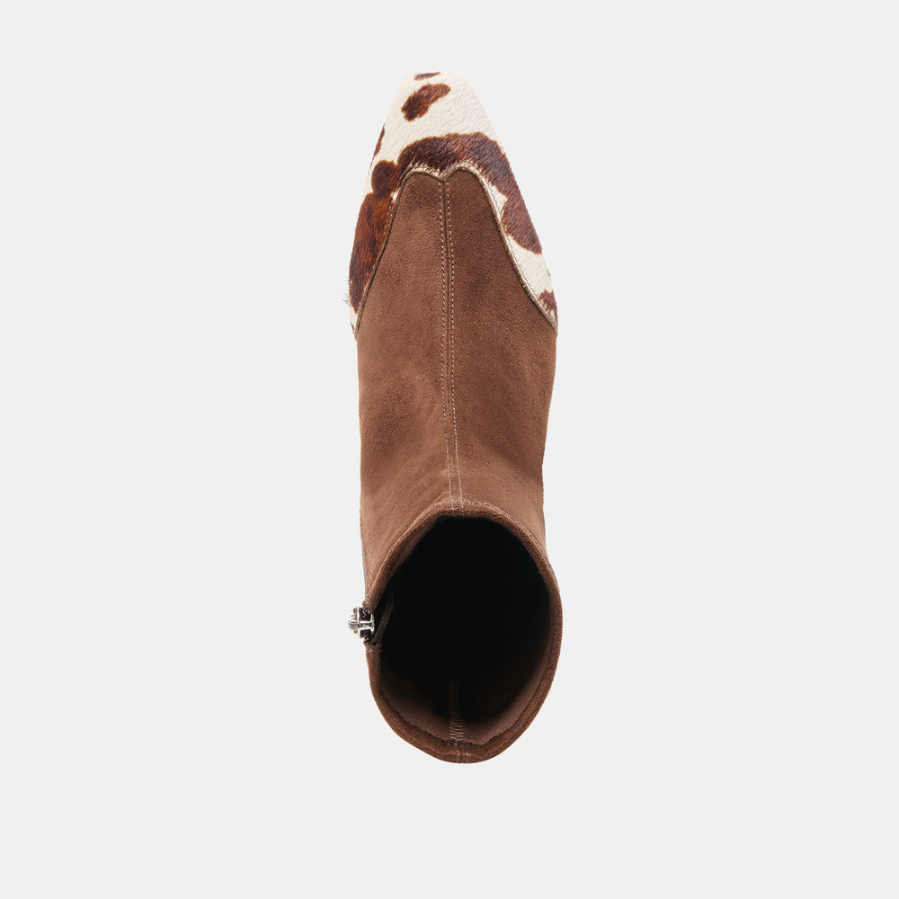 Anika Dk Brown Multi Stella Suede Boots | Dolce Vita Women
