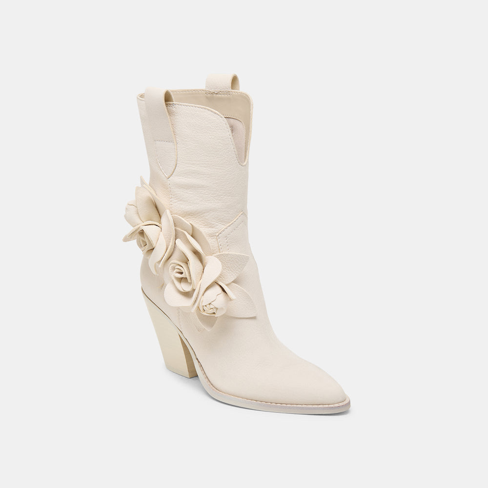 Jakel Off White Nubuck Boots | Women Dolce Vita