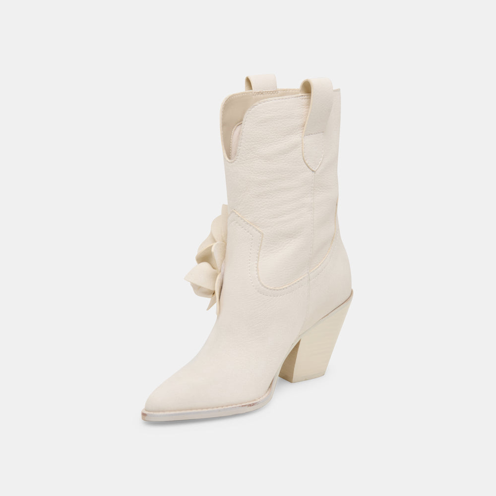Jakel Off White Nubuck Boots | Women Dolce Vita