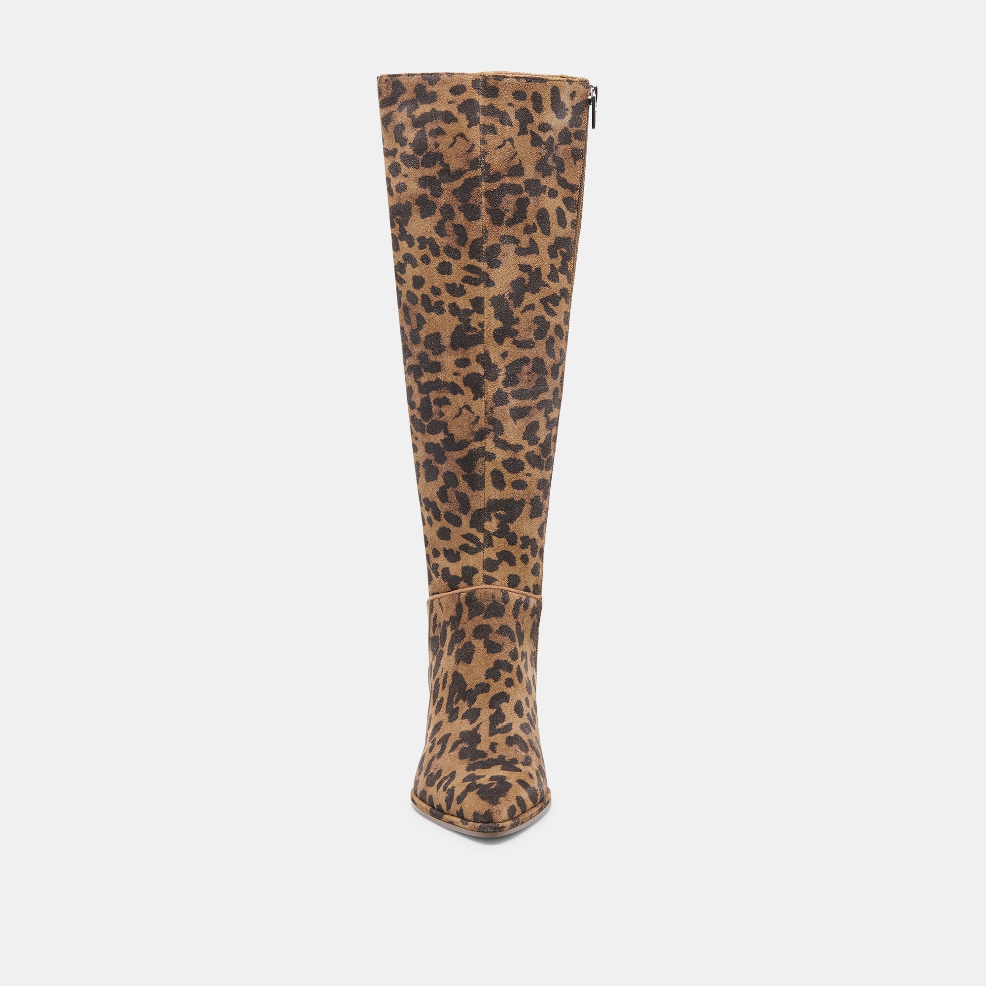 Aldy Brown Leopard Printed Suede Boots | Dolce Vita Women