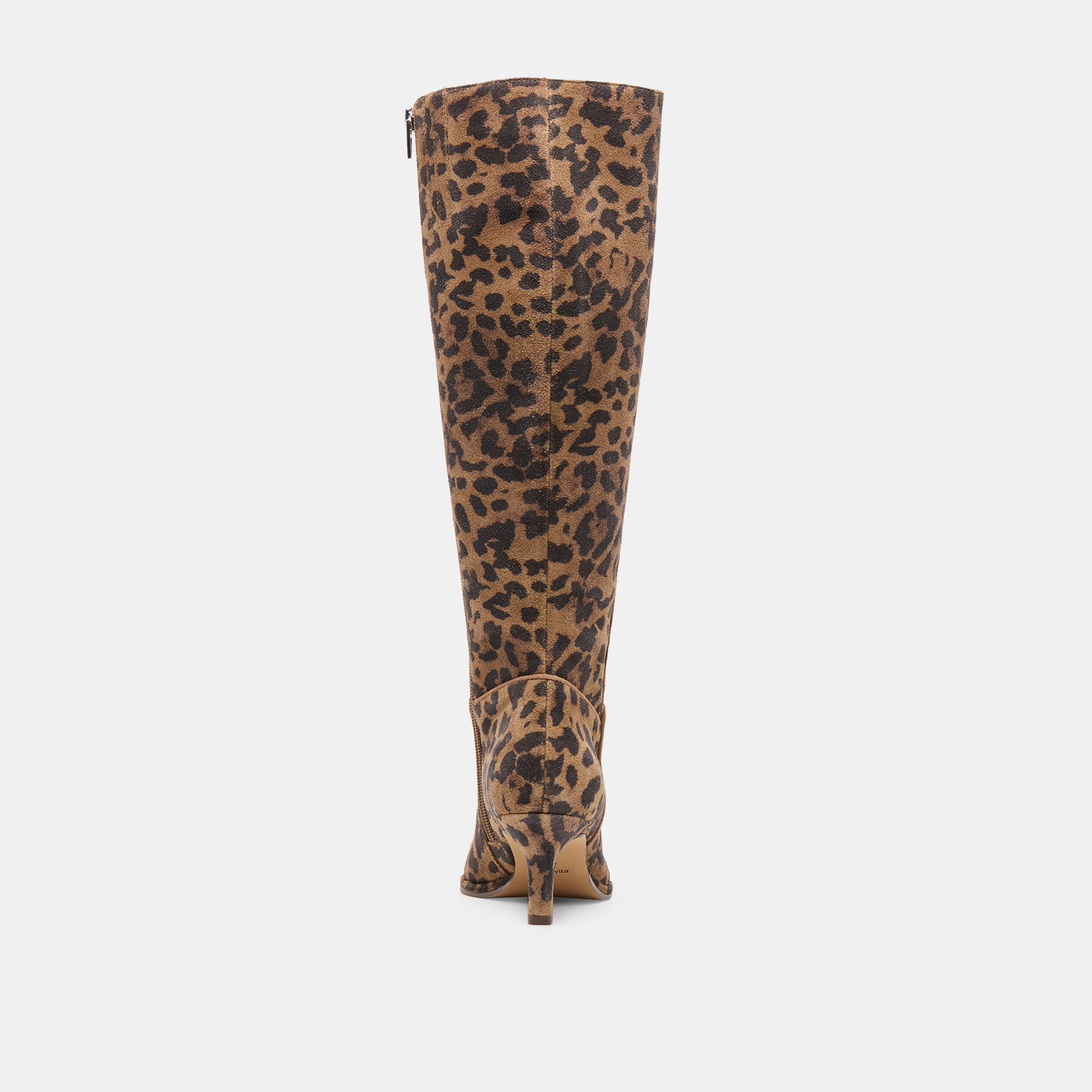 Aldy Brown Leopard Printed Suede Boots | Dolce Vita Women