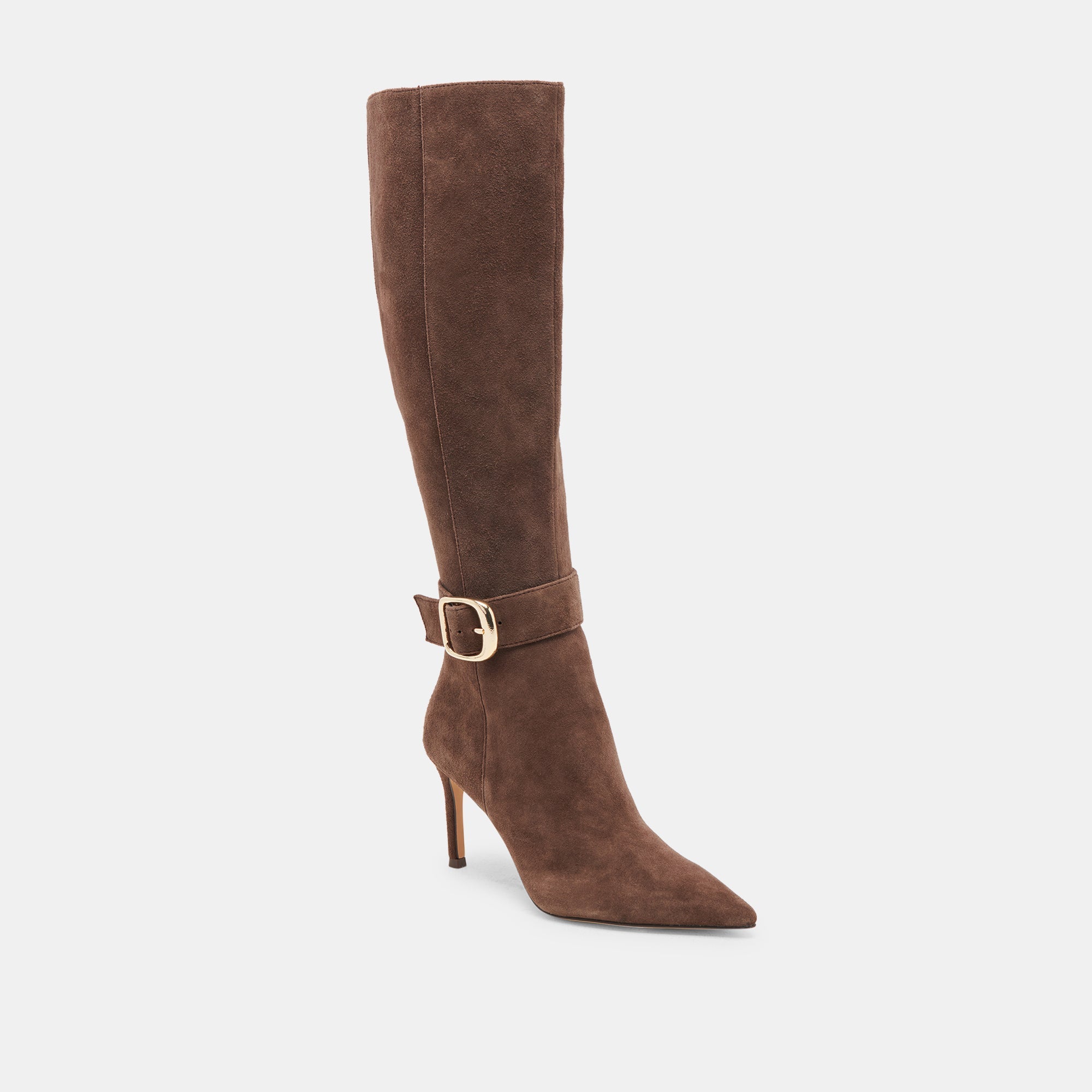 KINZY BOOTS DK BROWN SUEDE | Dolce Vita Women