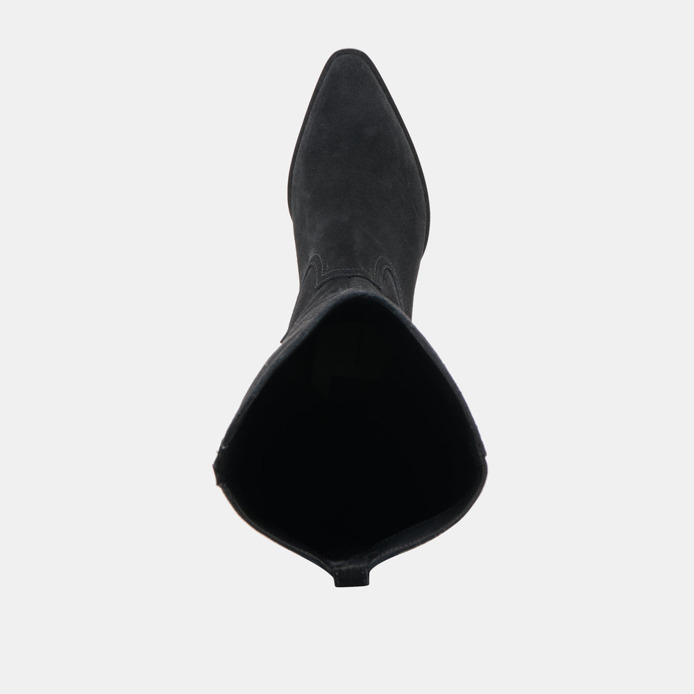 Virona H2O Waterproof Onyx Suede Wide Calf Boots | Women Dolce Vita