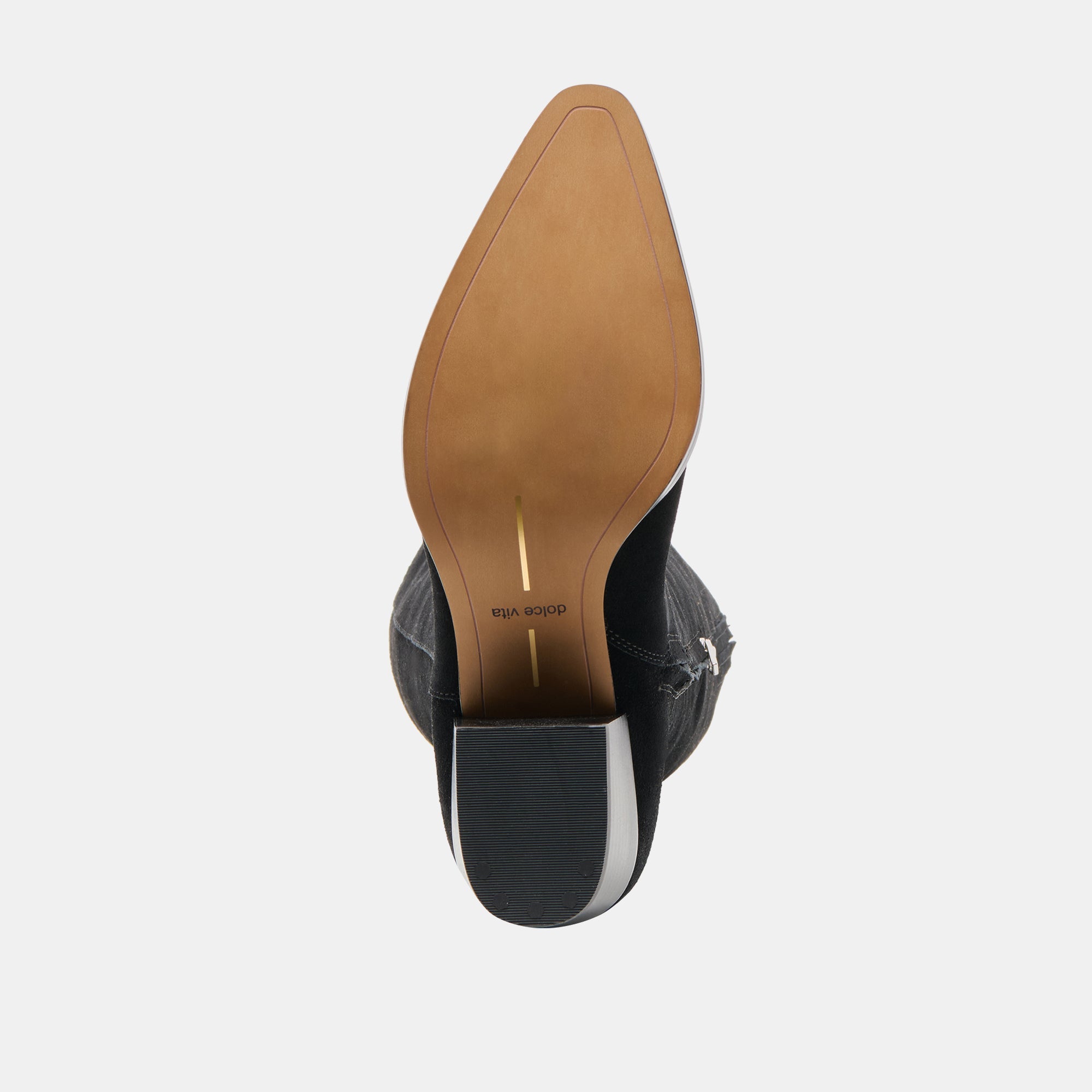Virona H2O Waterproof Onyx Suede Wide Calf Boots | Women Dolce Vita
