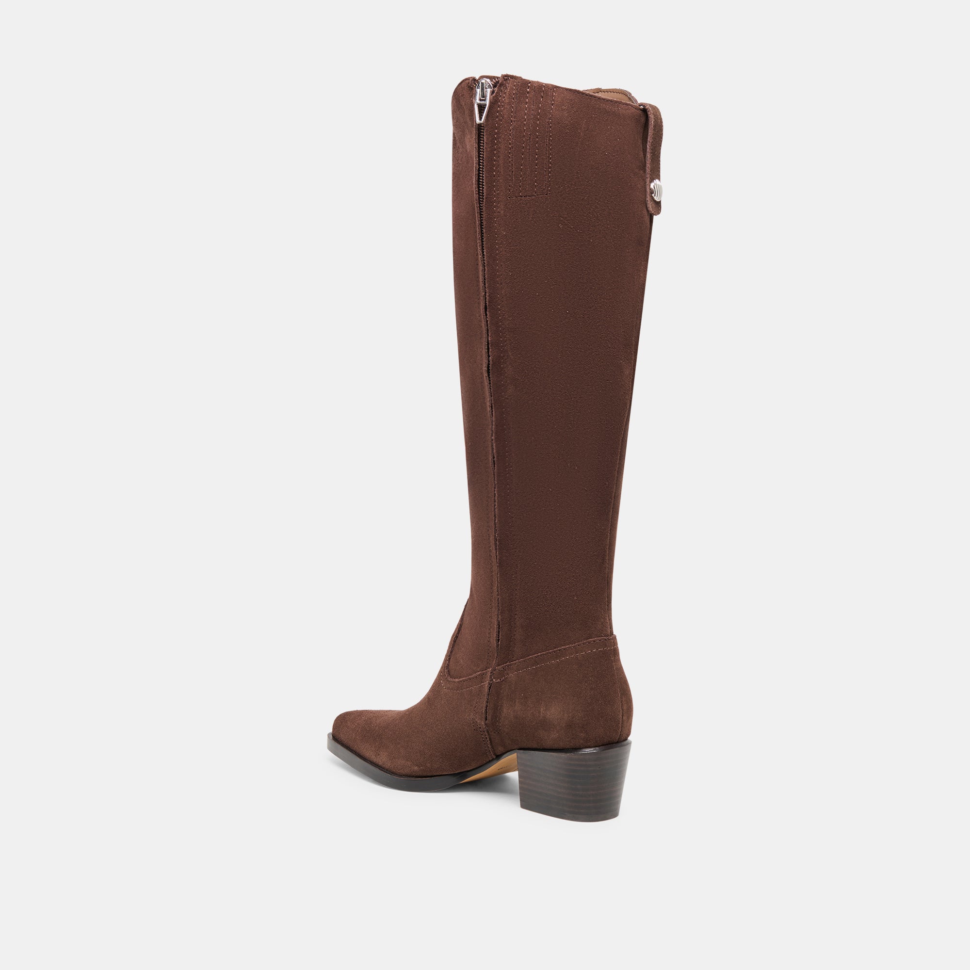 Virona H2O Waterproof Dk Brown Suede Wide Calf Boots | Dolce Vita Women