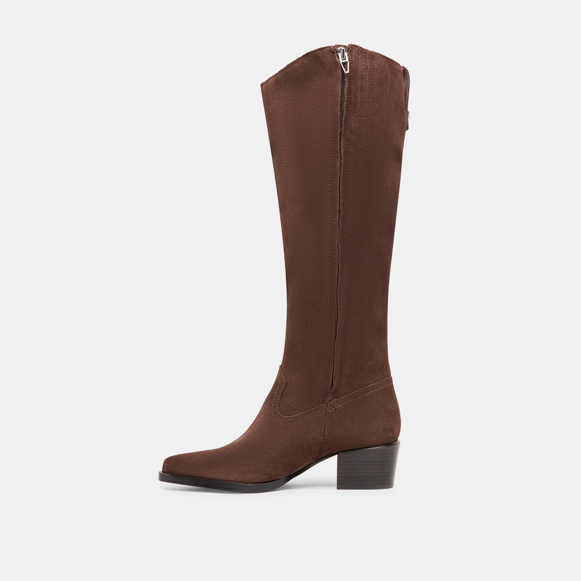 Virona H2O Waterproof Dk Brown Suede Wide Calf Boots | Dolce Vita Women