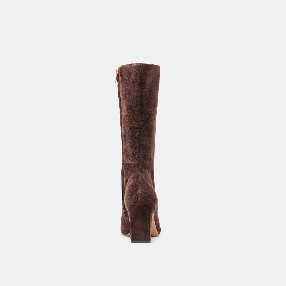 Riggs Mahogany Suede Boots | Dolce Vita Women