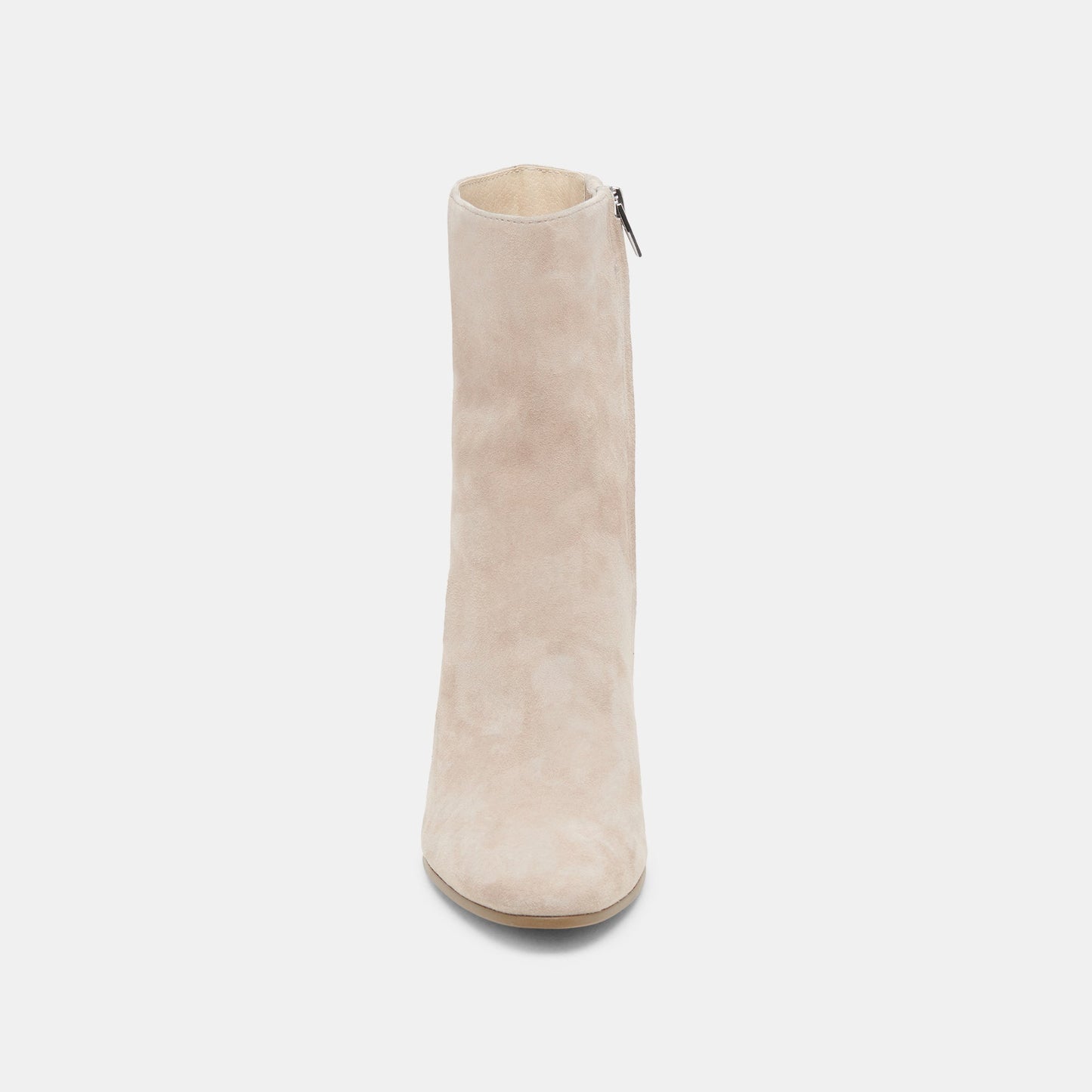 Suzy Wide Taupe Suede Booties - Dolce Vita