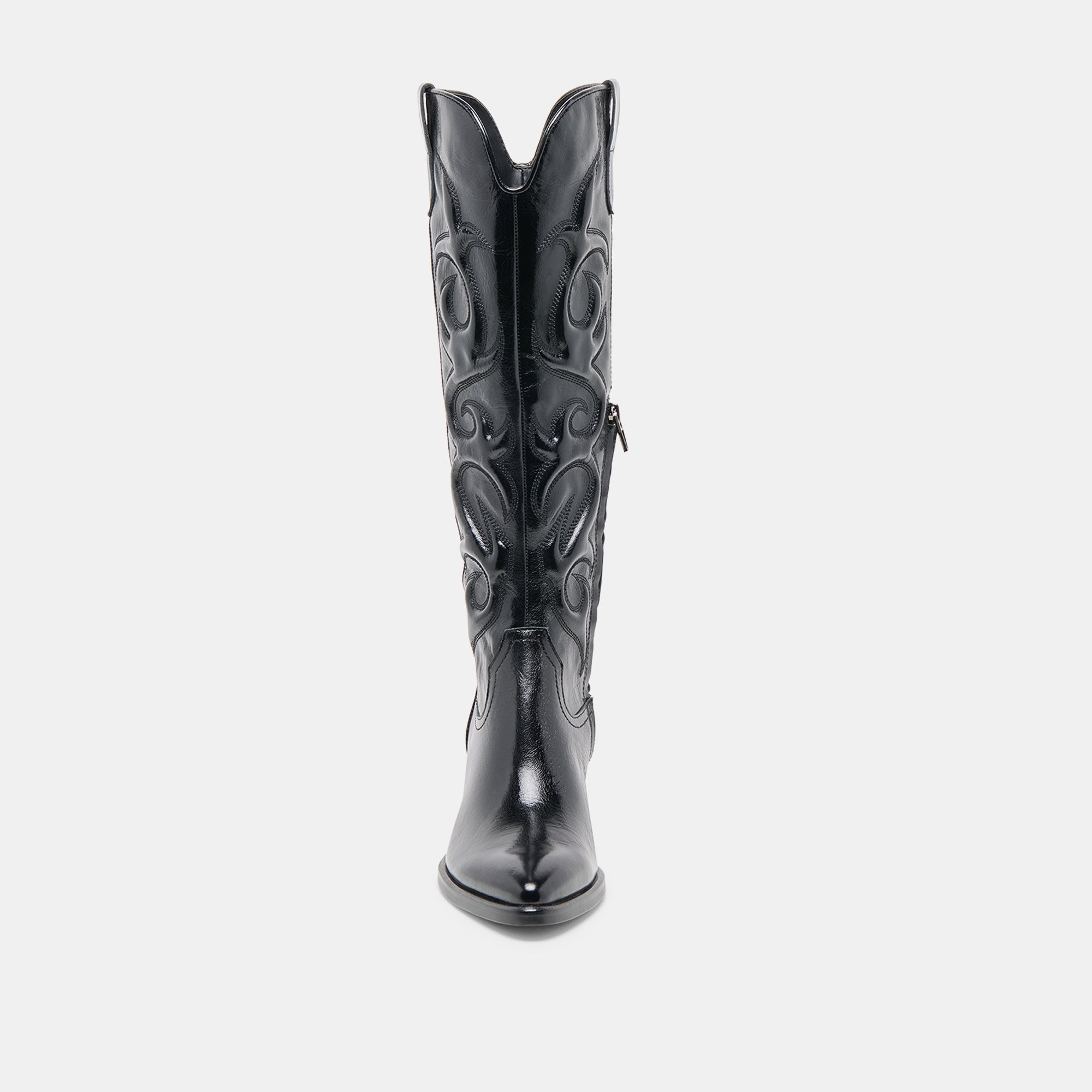 Mirla Black Leather Boots | Women Dolce Vita