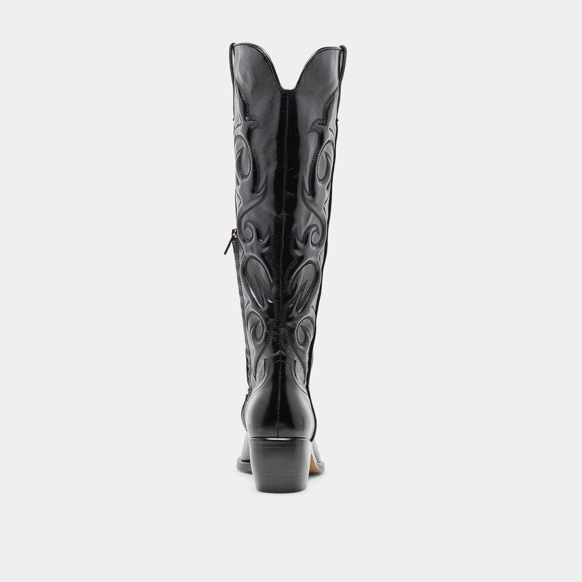 Mirla Black Leather Boots | Women Dolce Vita