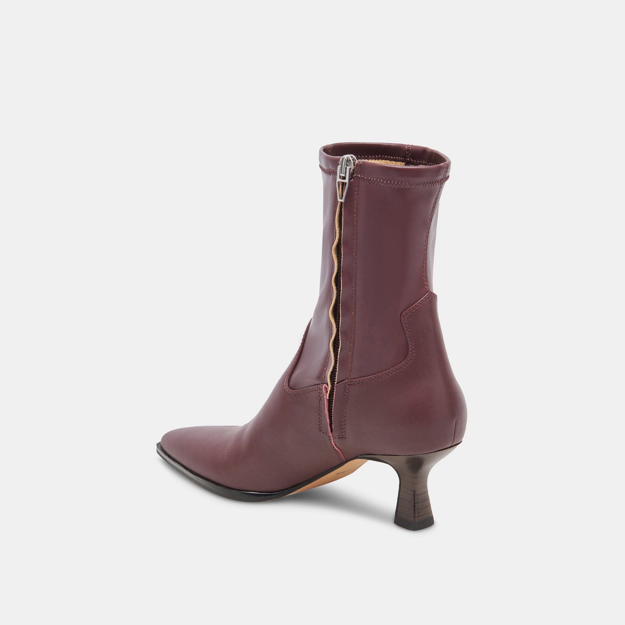 ARYA WIDE CALF BOOTS WINE LEATHER | Dolce Vita Women