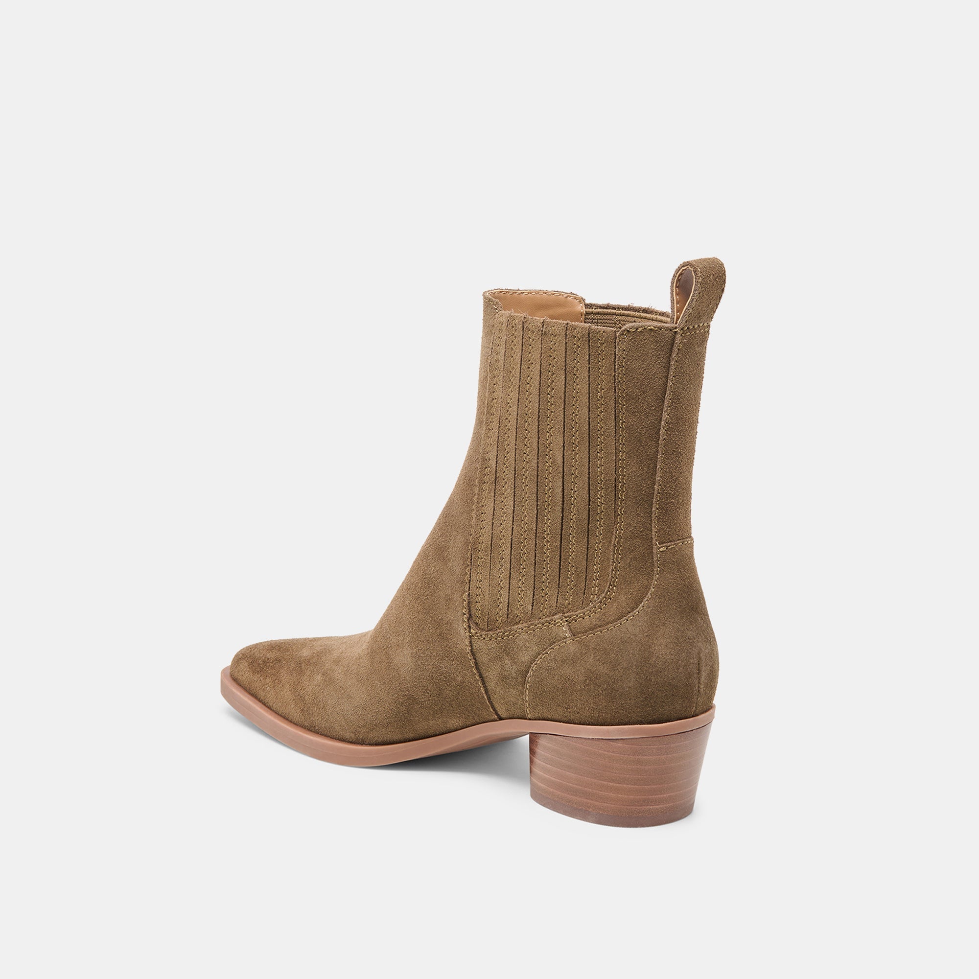 Faint H2O Waterproof Olive Suede Booties | Dolce Vita Women