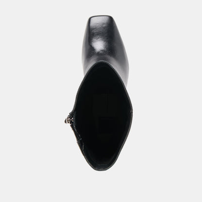 Riggs Black Leather Boots - Dolce Vita