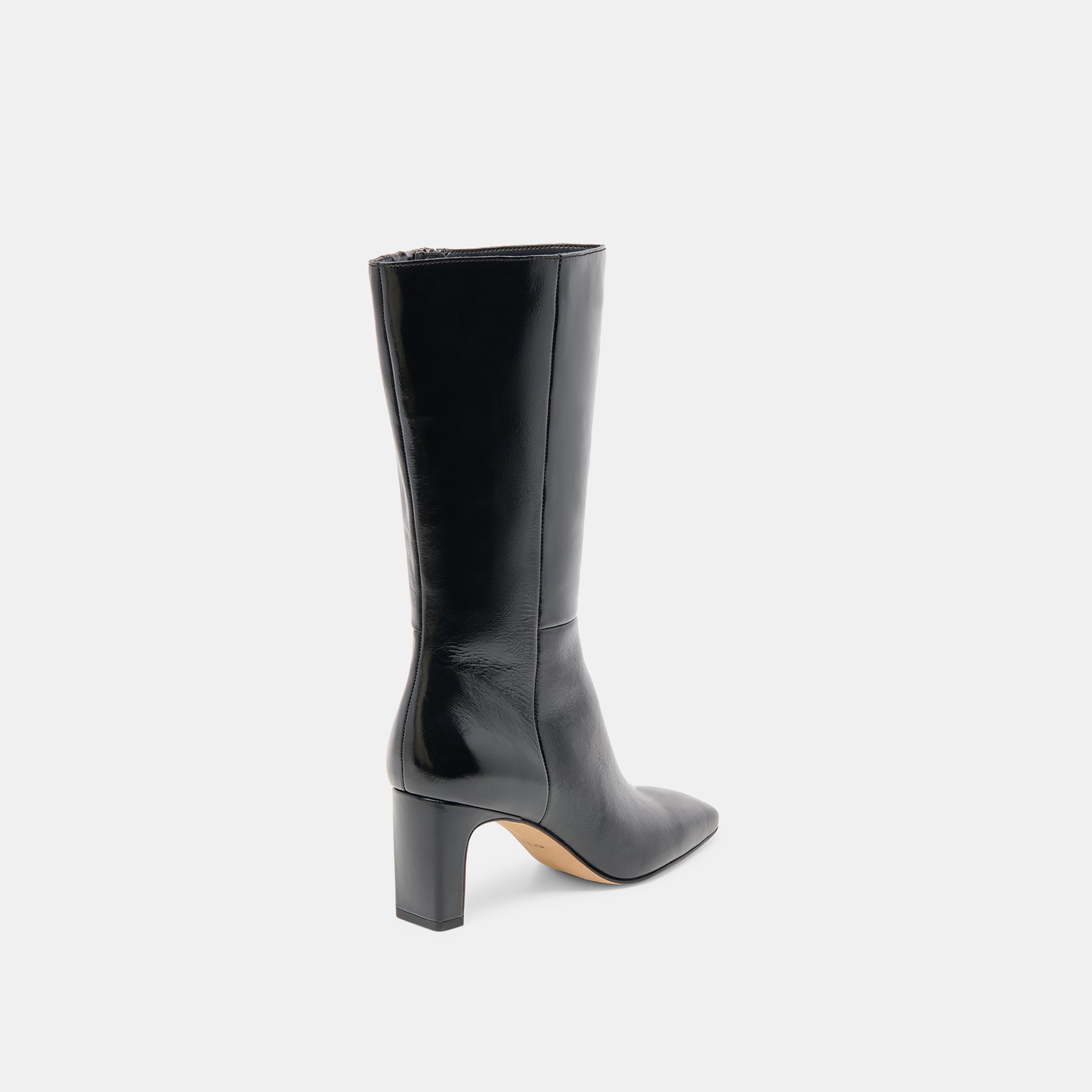 Riggs Black Leather Boots | Women Dolce Vita