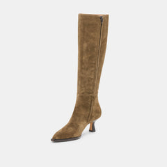 Auggie Olive Suede Wide Calf Boots | Dolce Vita Women