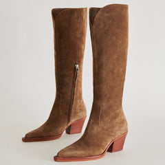 Raj Boots in Brown Suede | Dolce Vita Women