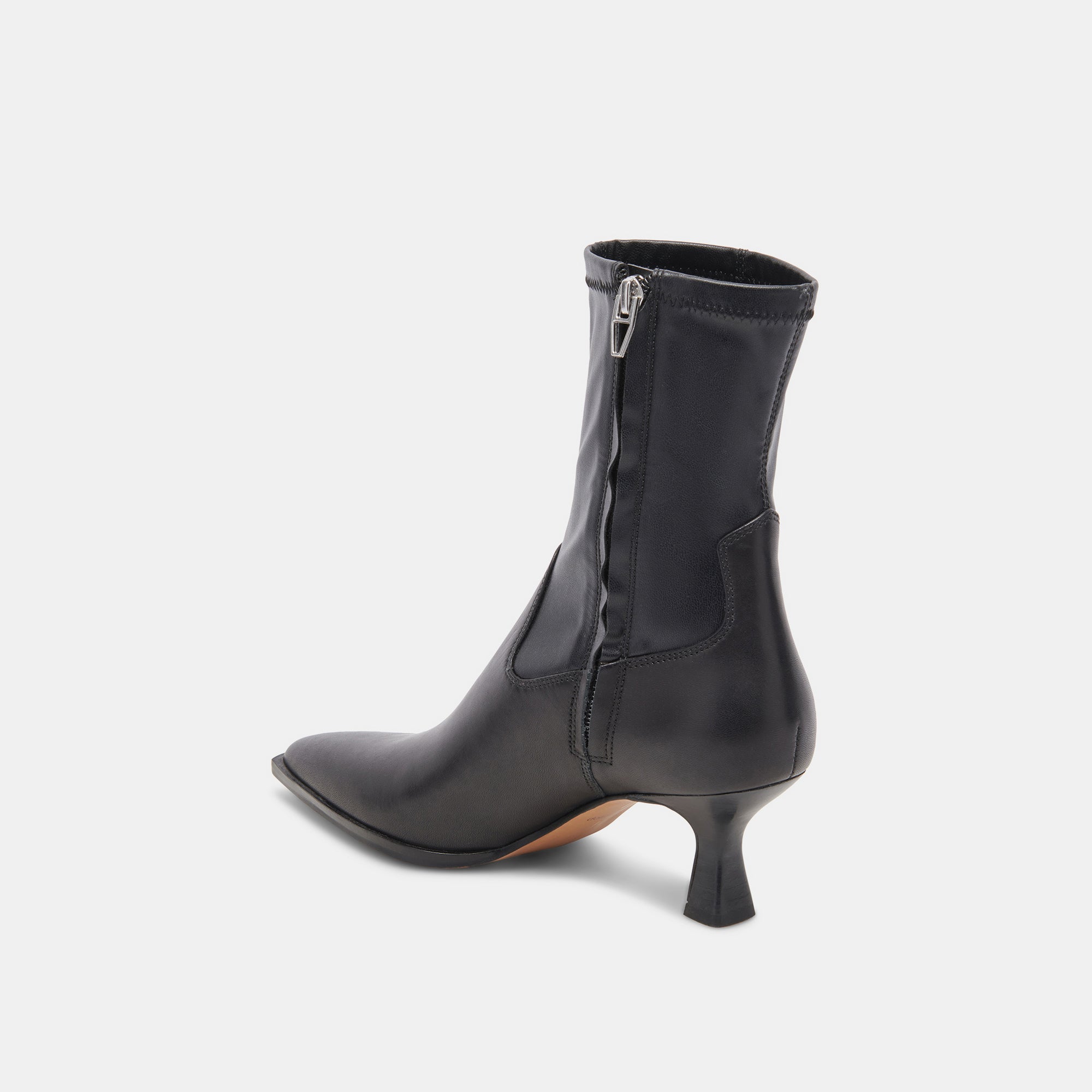 ARYA WIDE CALF BOOTS BLACK LEATHER | Women Dolce Vita