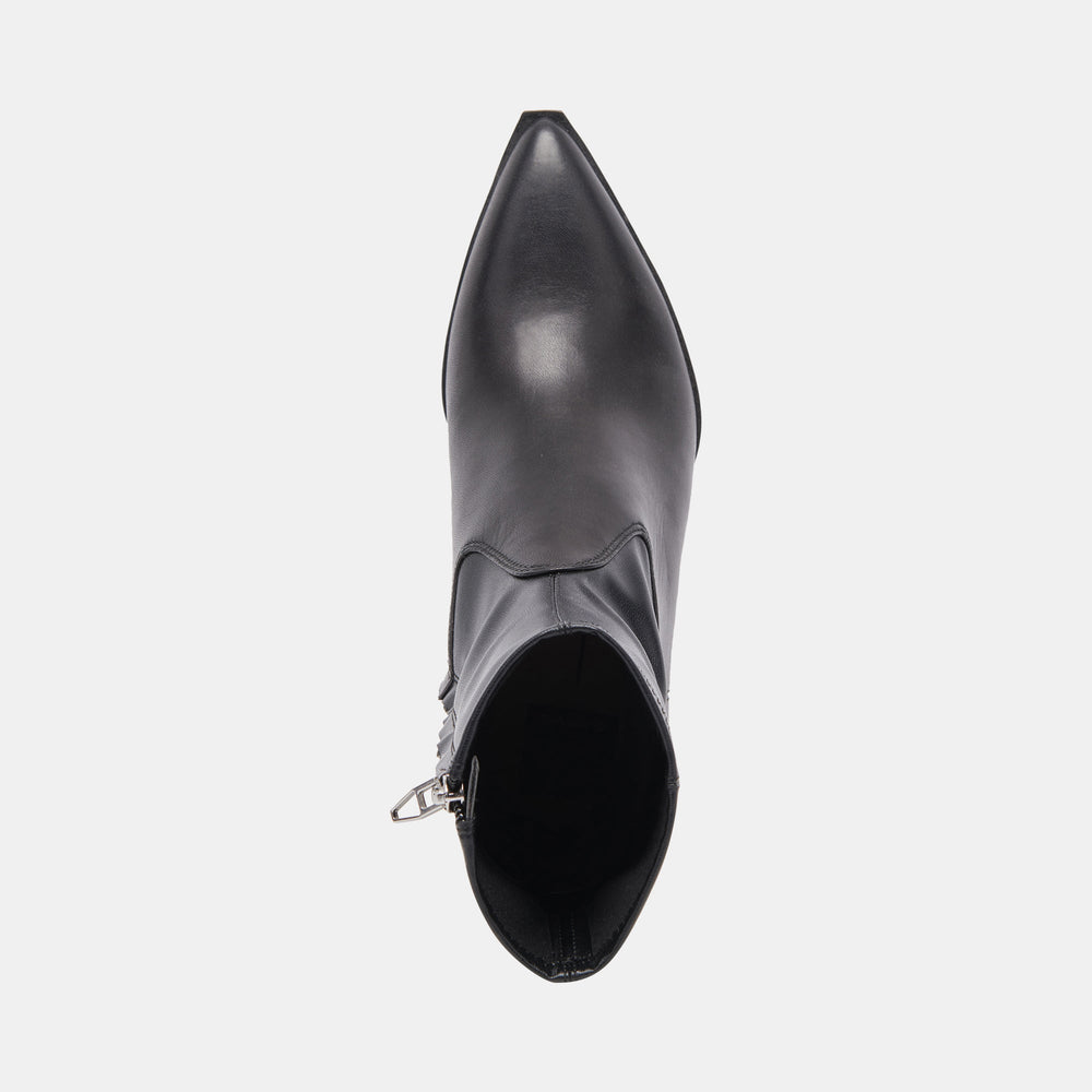ARYA WIDE CALF BOOTS BLACK LEATHER | Women Dolce Vita
