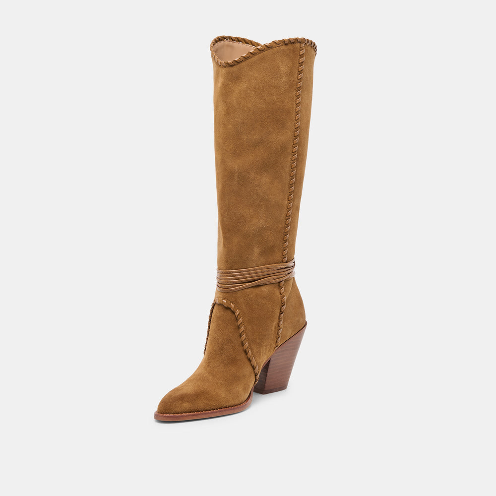 Jody Lt Brown Suede Boots | Dolce Vita Women