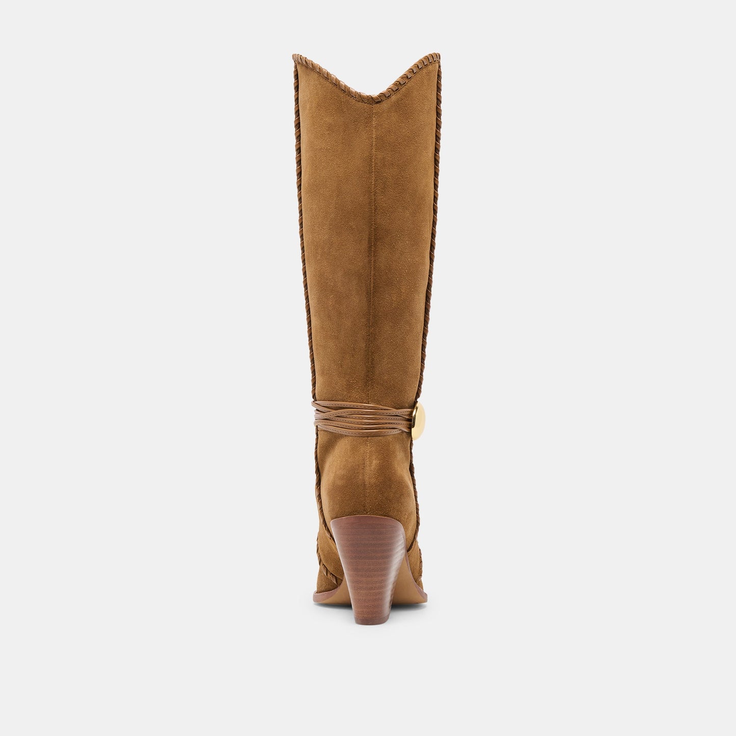 Jody Lt Brown Suede Boots - Dolce Vita