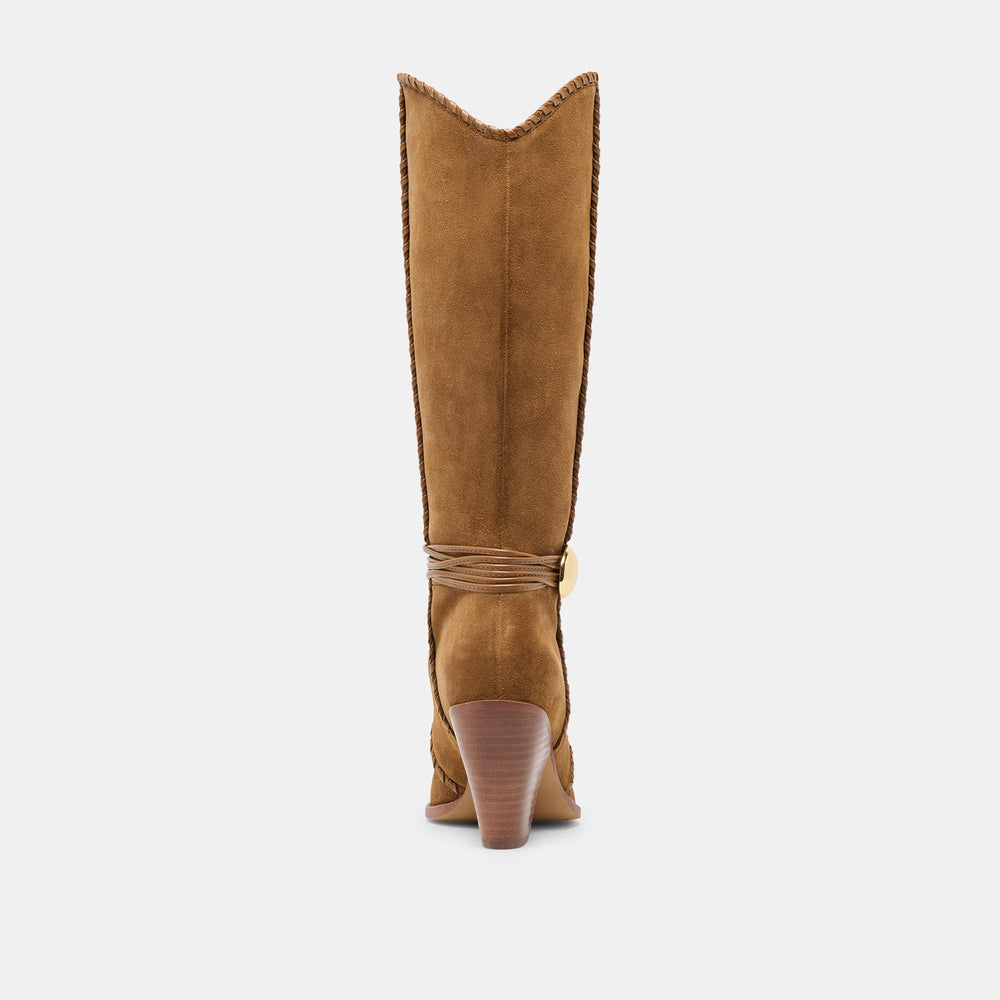 Jody Lt Brown Suede Boots | Dolce Vita Women