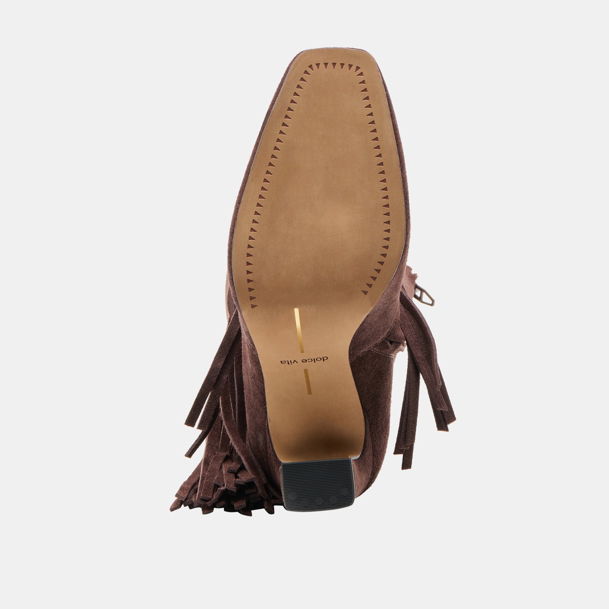 Giano Mahogany Suede Boots | Women Dolce Vita
