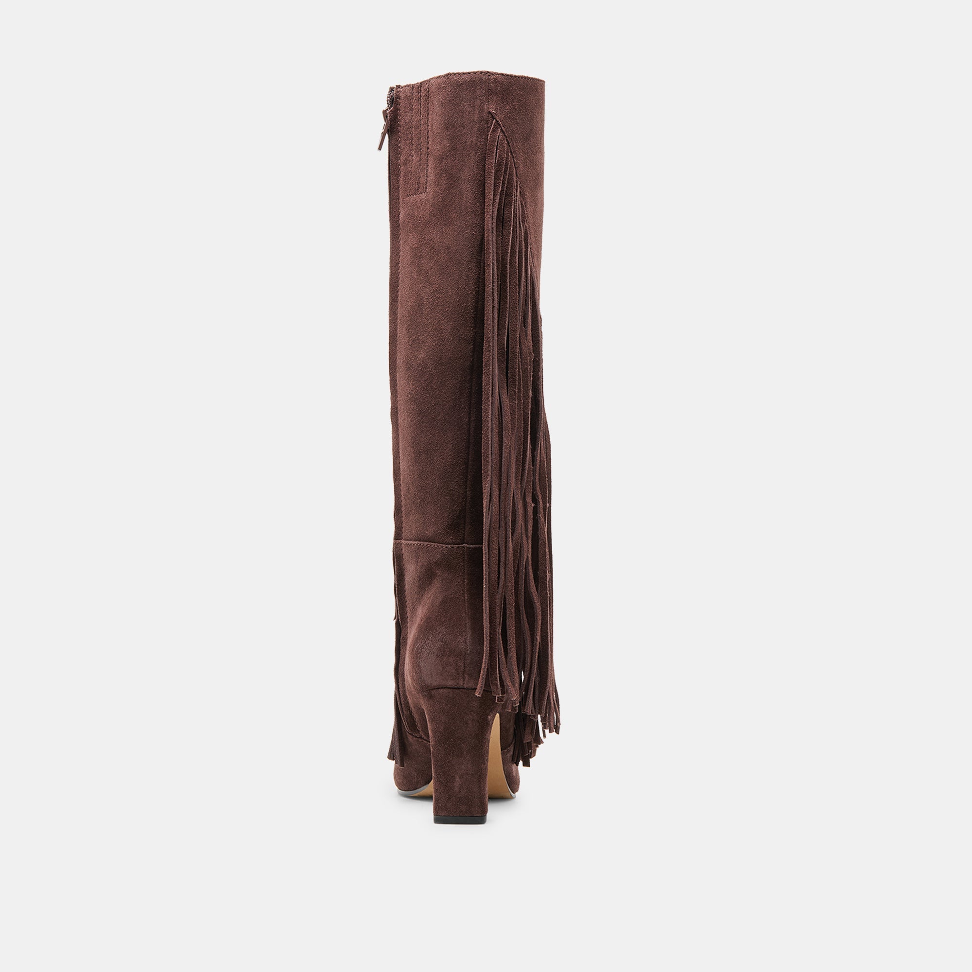 Giano Mahogany Suede Boots | Women Dolce Vita