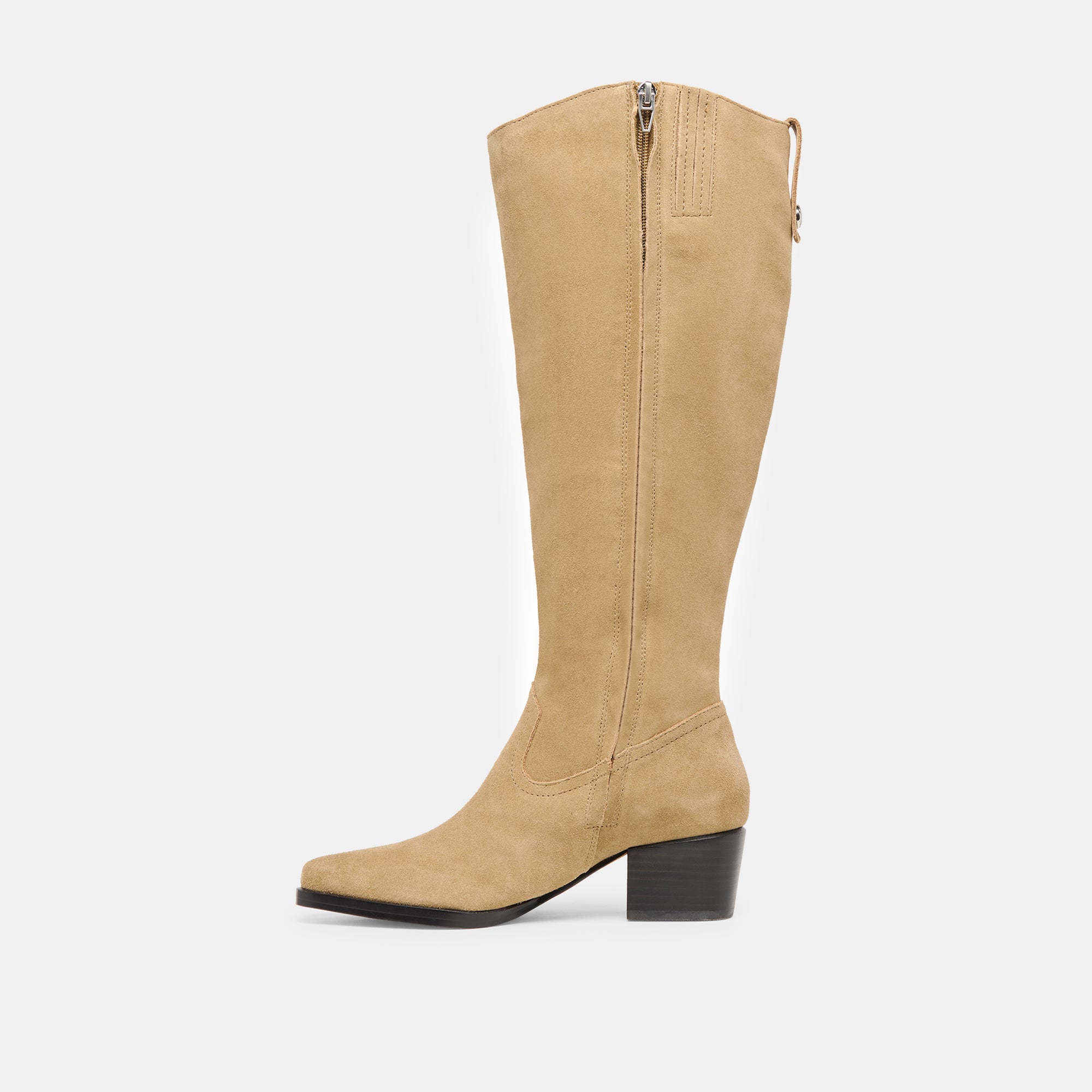 Virona H2O Waterproof Dk Taupe Suede Wide Calf Boots | Dolce Vita Women