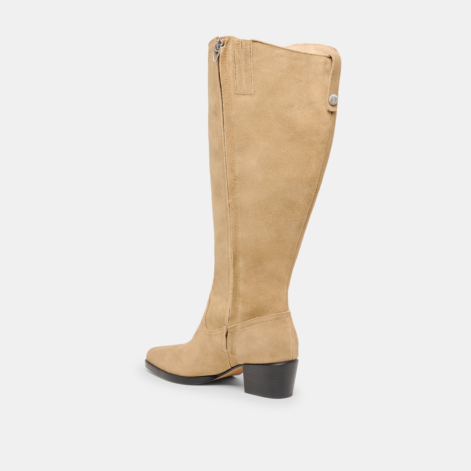 Virona H2O Waterproof Dk Taupe Suede Extra Wide Calf Boots | Women Dolce Vita