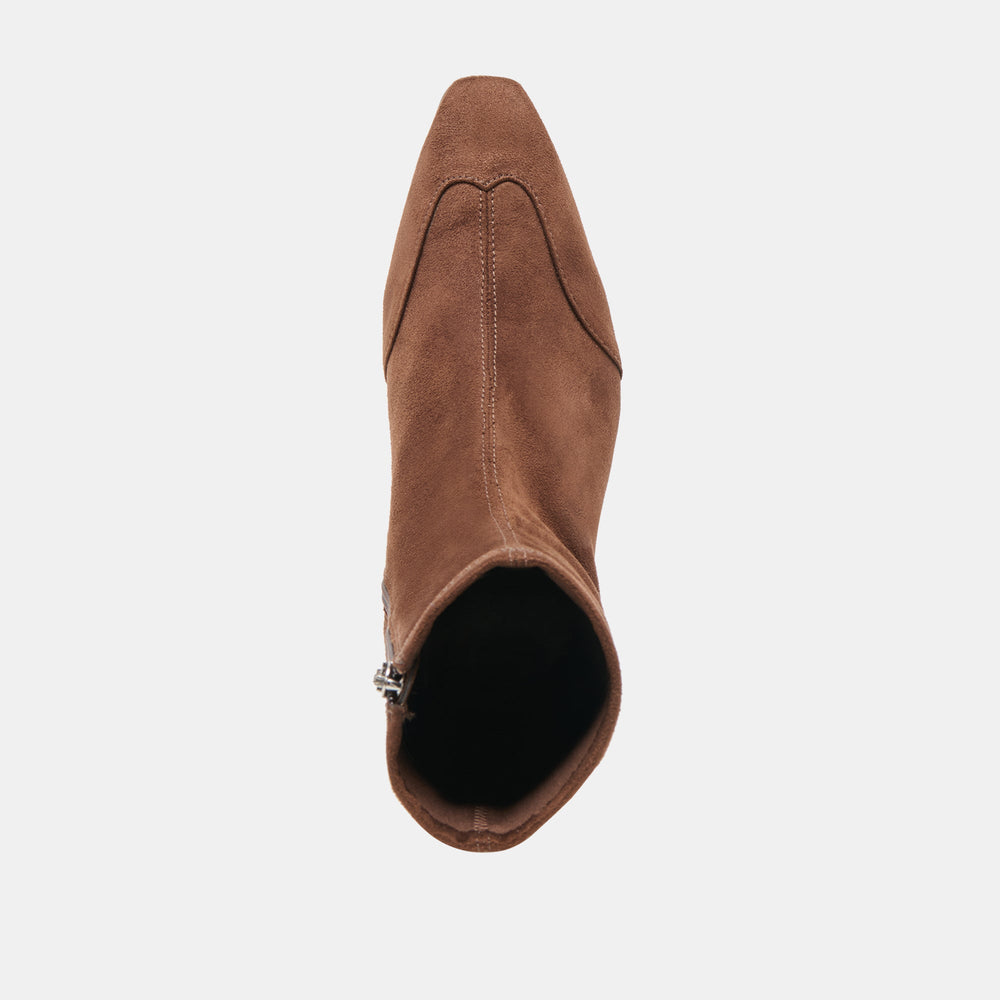 Anika Wide Dk Brown Stella Suede Boots | Dolce Vita Women
