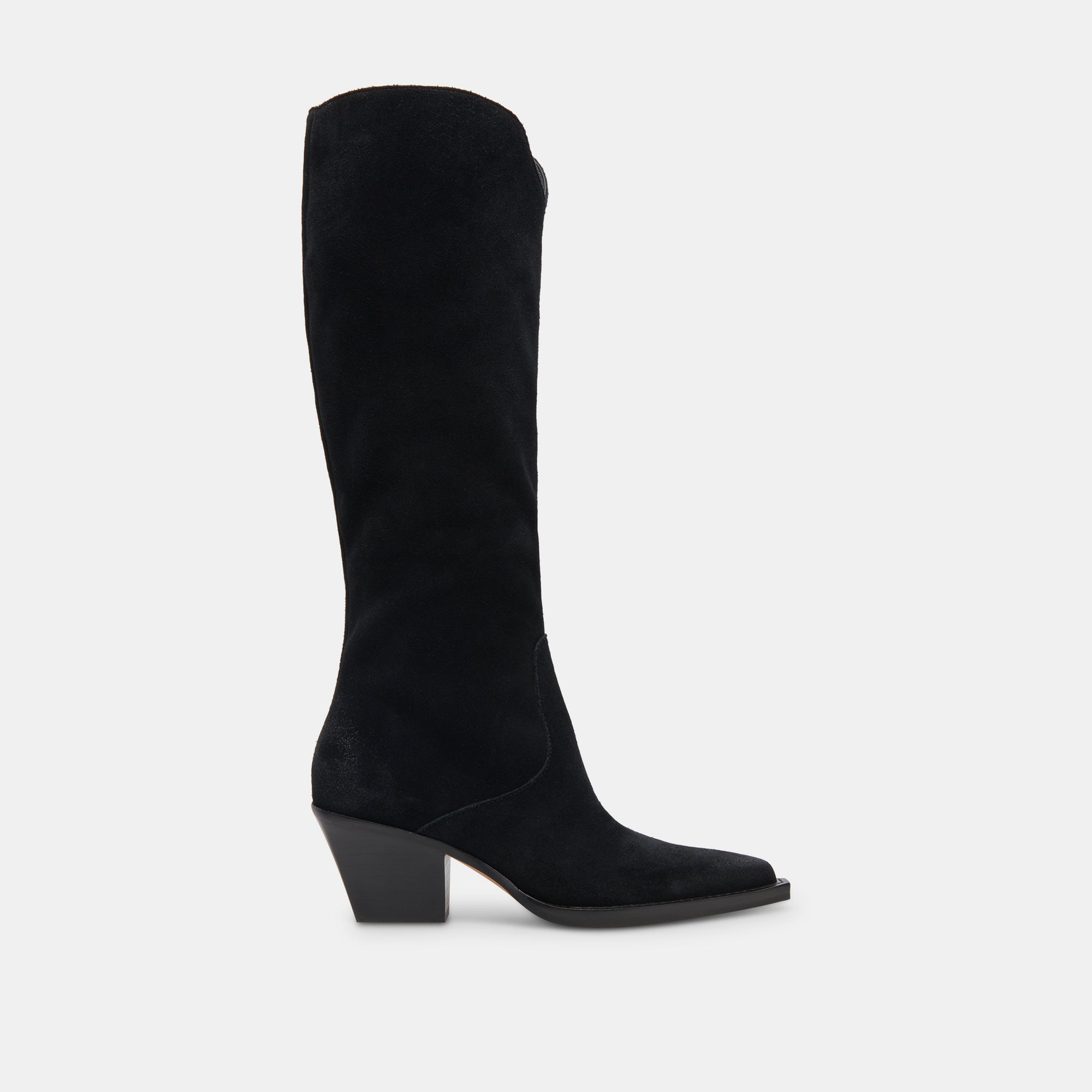 Raj Boots in Onyx Suede | Women Dolce Vita