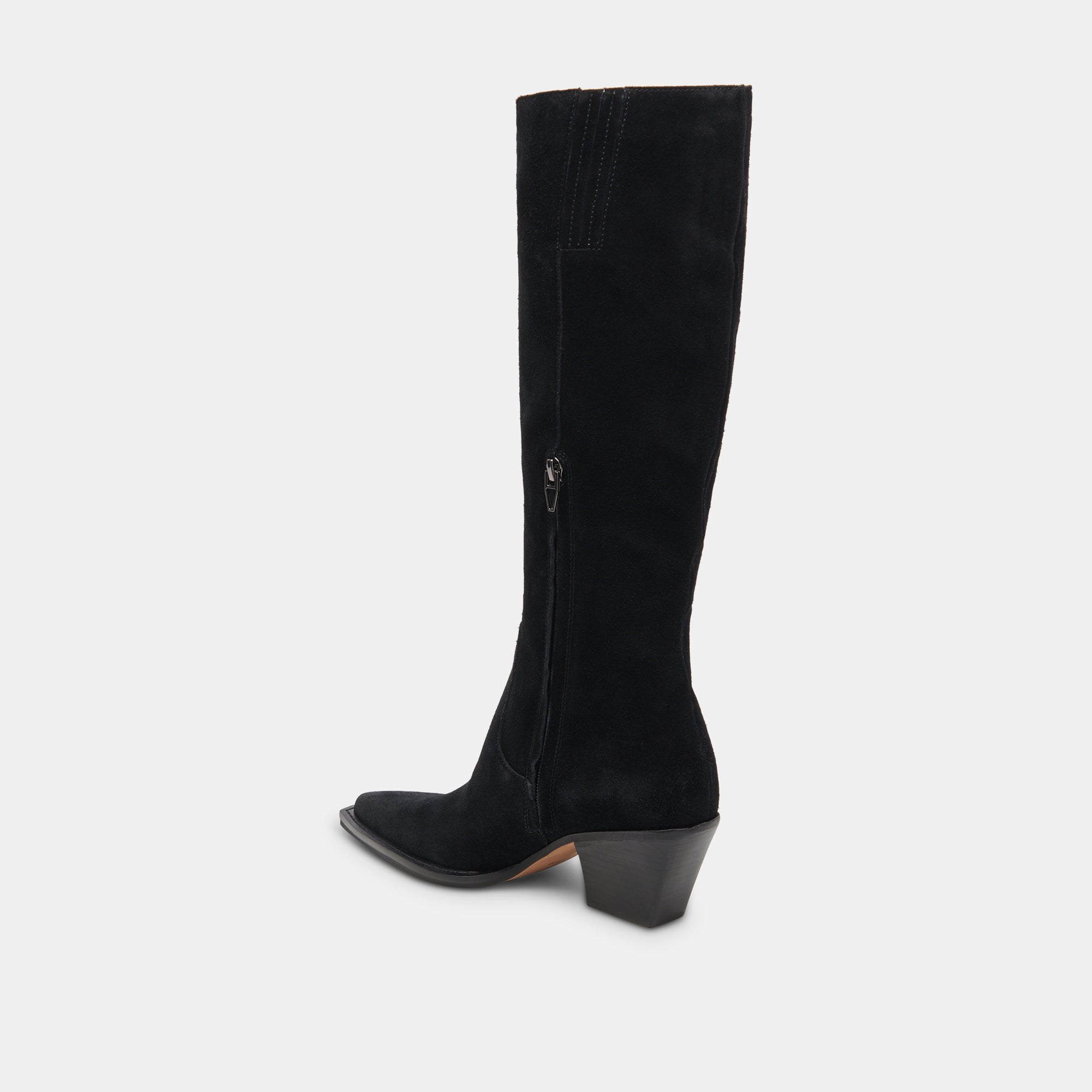 Raj Boots in Onyx Suede | Women Dolce Vita