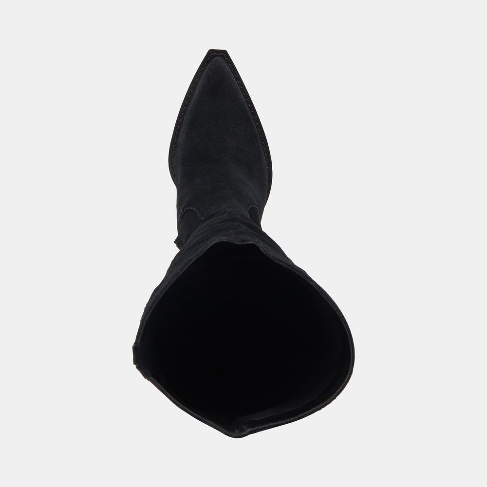 Raj Boots in Onyx Suede | Women Dolce Vita