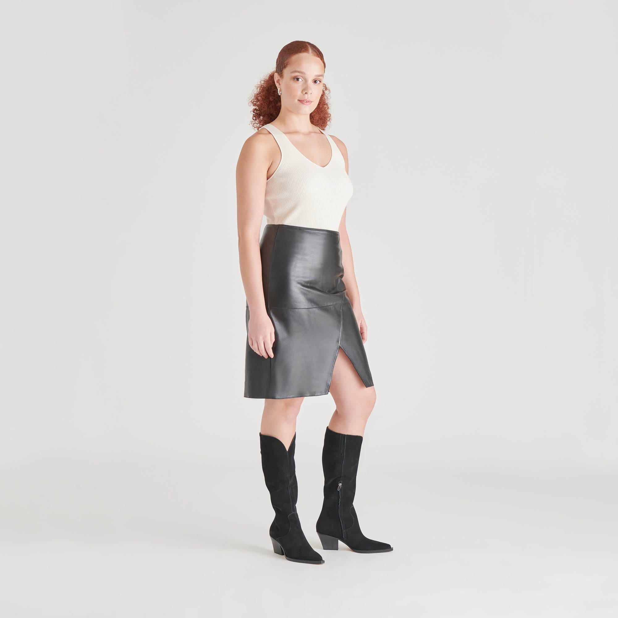 Raj Boots in Onyx Suede | Women Dolce Vita