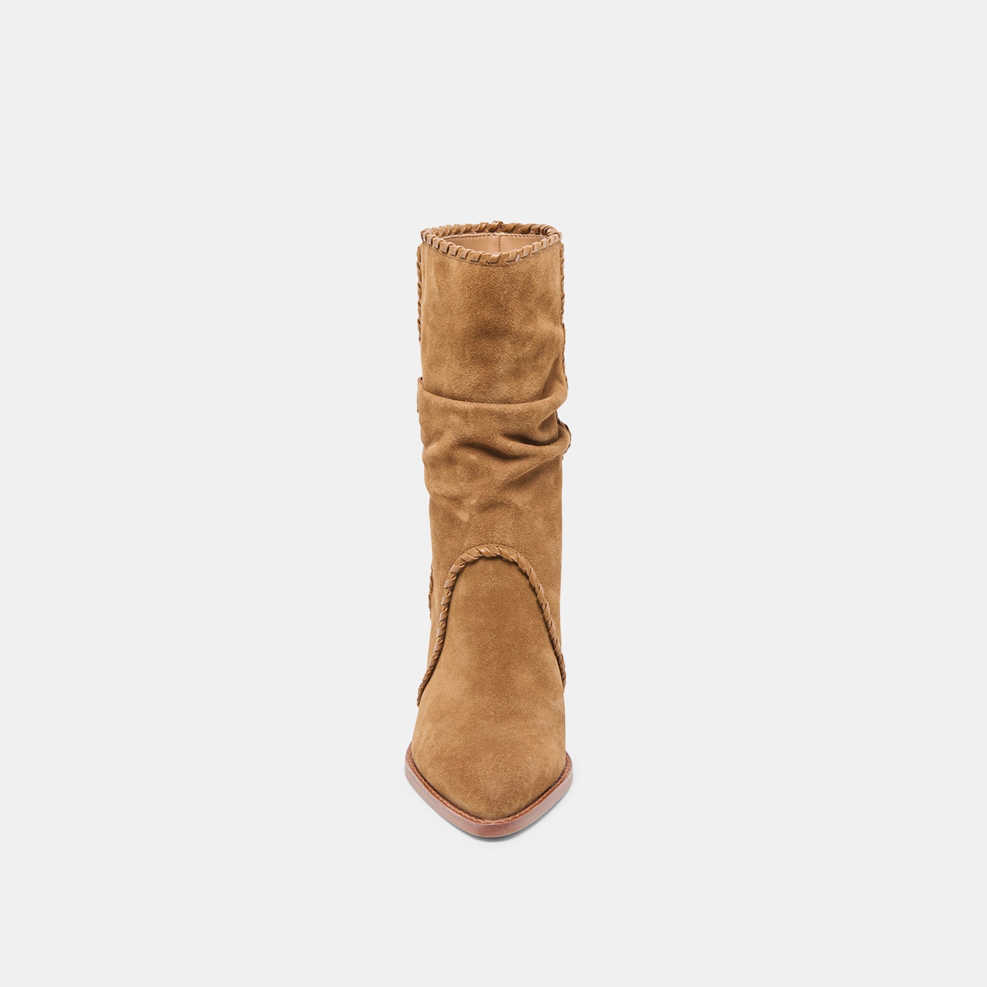 Julith Lt Brown Suede Boots | Women Dolce Vita