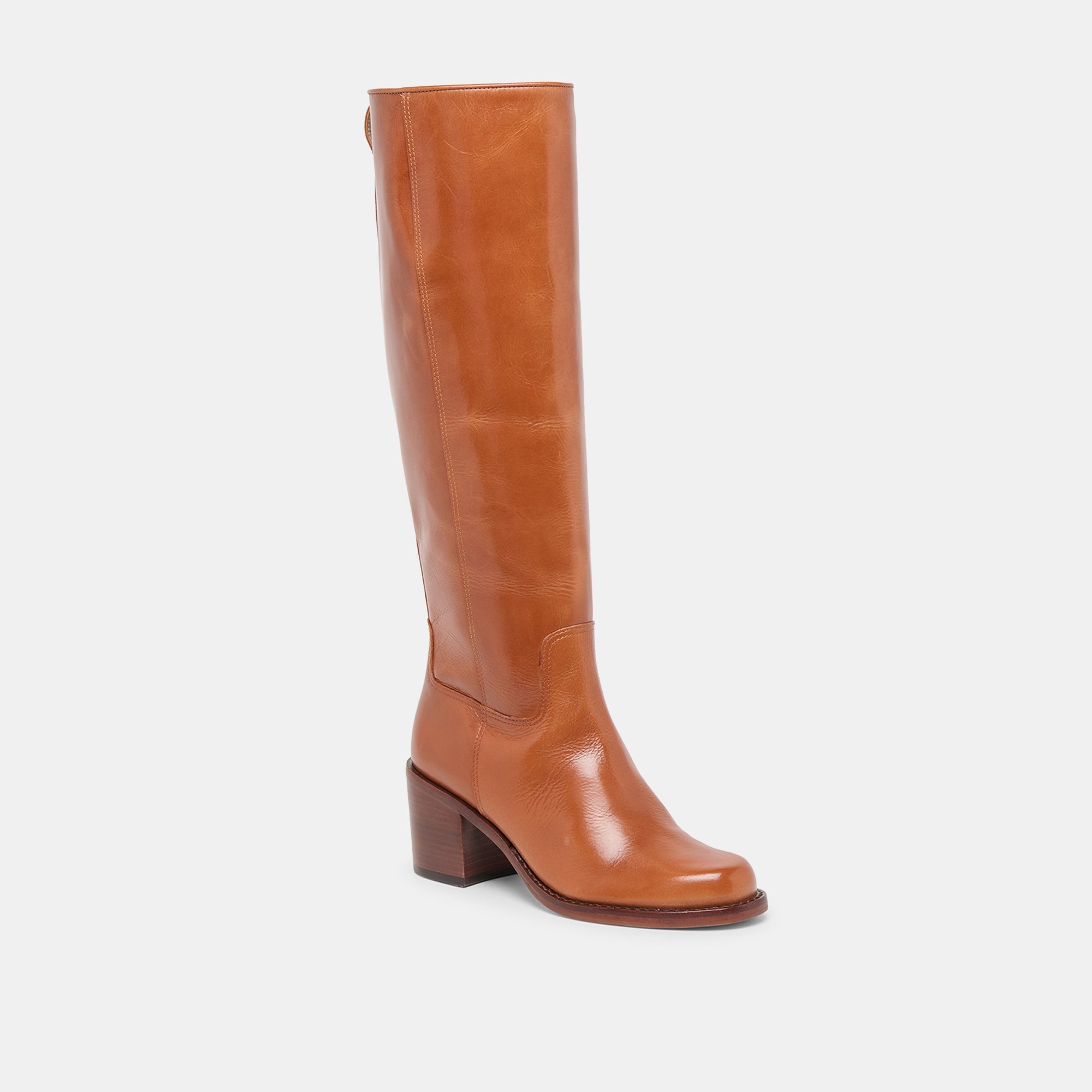 Lucyle Tan Leather Boots | Dolce Vita Women