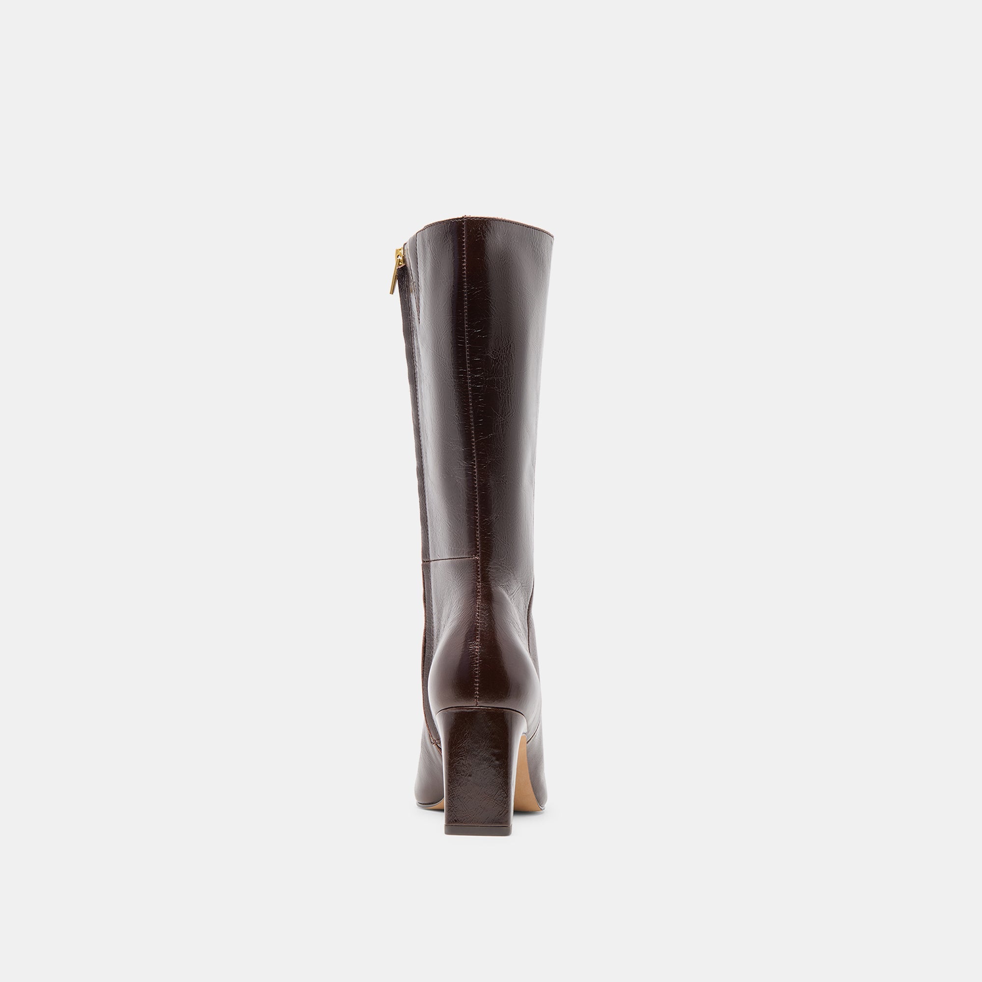 Riggs Chocolate Leather Boots | Women Dolce Vita
