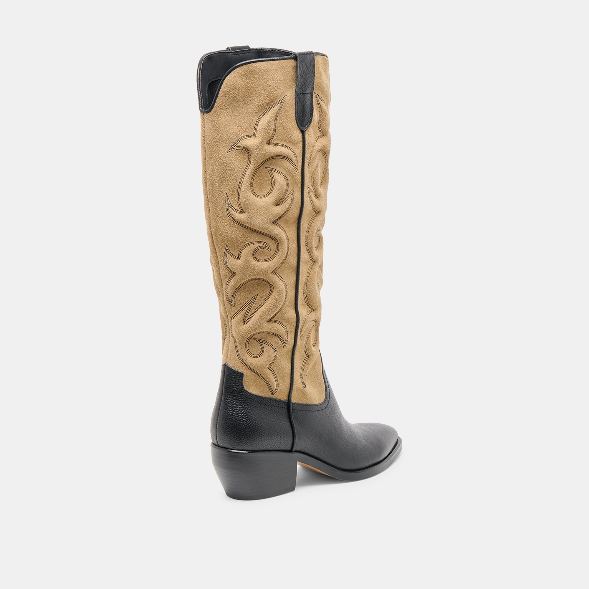 Mirla Black Multi Leather Boots | Dolce Vita Women