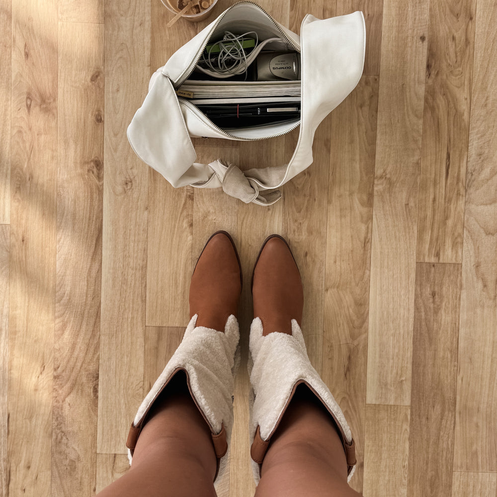 Mykel Plush Caramel Nubuck Boots | Dolce Vita Women