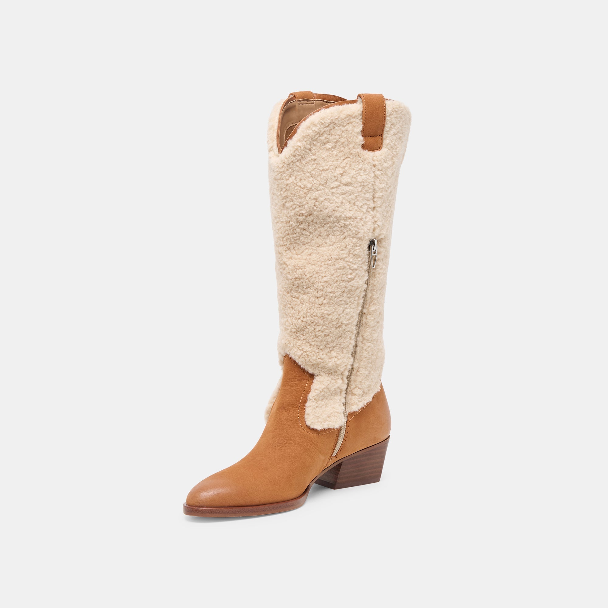 Mykel Plush Caramel Nubuck Boots | Dolce Vita Women
