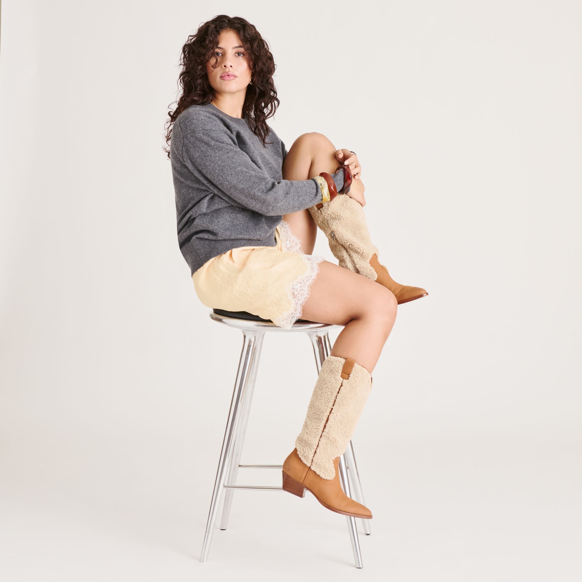 Mykel Plush Caramel Nubuck Boots | Dolce Vita Women