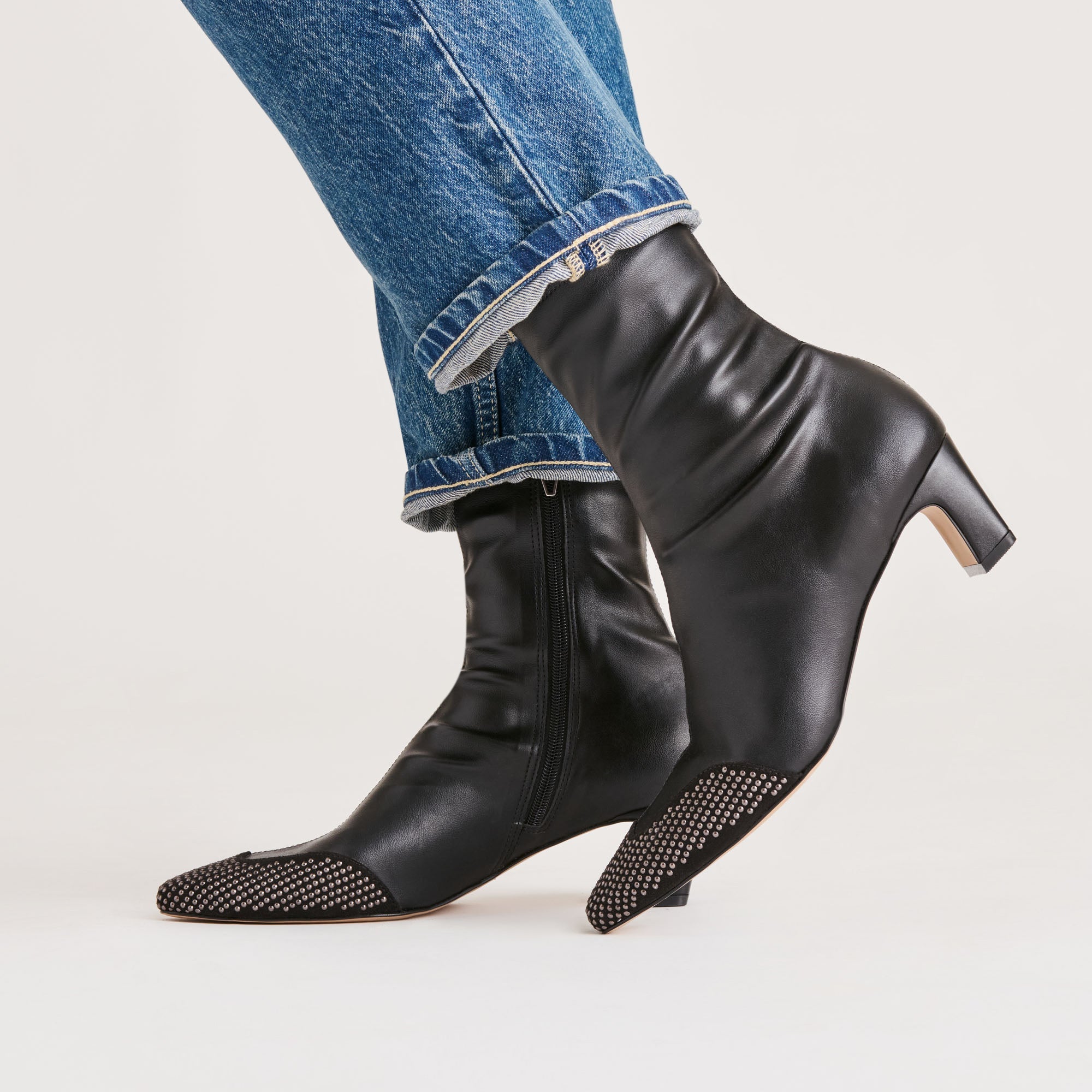 Anika Stud Black Stella Boots | Women Dolce Vita